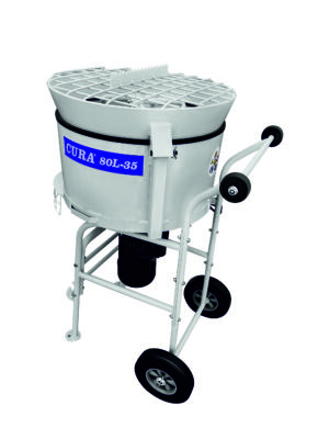 Pahtli kiirsegisti CURA 80L-35, jalgadel, 55 L